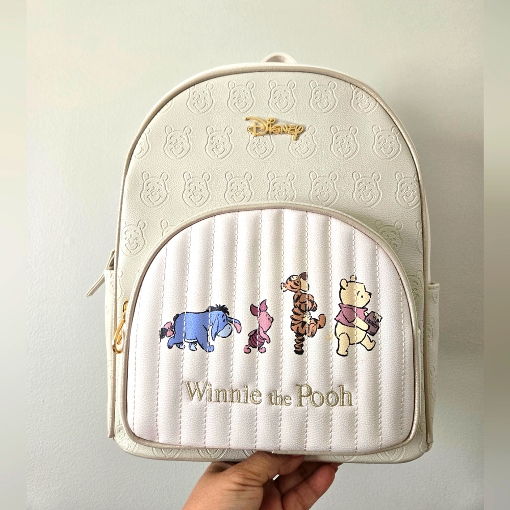 LAST ONE! NWT Disney Winnie The POOH beige Backpack - Picture 1 of 5